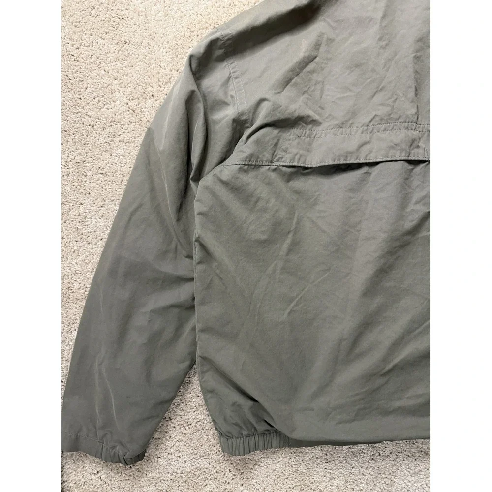 Columbia Sportswear Windbreaker Jacket Y2K XL Olive Green‎ Lightweight Full Zip